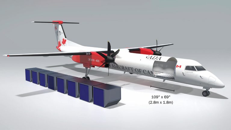 De Havilland Canada lanza soluciones de conversión de carga utilizando el Dash 8-400